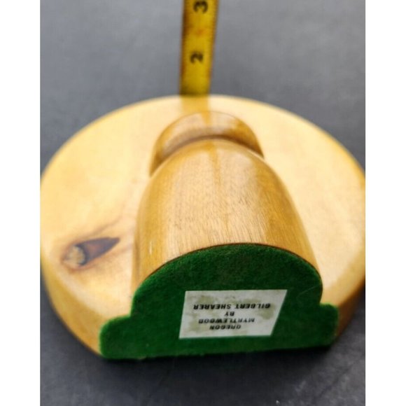 Oregon Myrtle Wood Bookends Mid-Century Modern MCM Shearer Sculpture Art - Picture 7 of 11